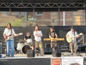 Music at the Main Stage on Founder's Day.