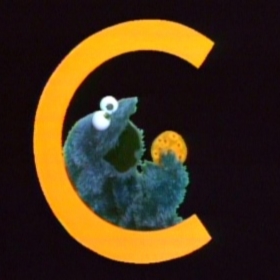 cookie monster letter C is for cookie