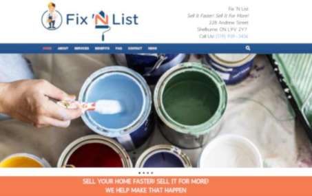 fix 'n list website screenshot