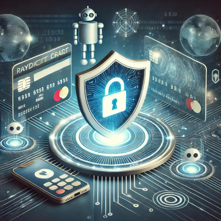 image showing security icon and credit cards